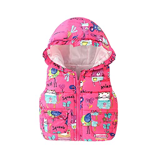 Mud Kingdom Weste für Babys Oberbekleidung mit Reißverschluss Tiere Pink 9-12 Monate von Mud Kingdom
