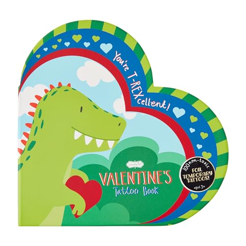 Mud Pie Kinder Dino Valentines Tattoo Book; 6 1/5.1 cm x 6 1/5.1 cm Mud Pie Kinder Dino Valentines Tattoo Book; 6 1/5.1 cm x 6 1/5.1 cm von Mud Pie