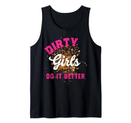 Mud Run Stuff Women Dirty Girls Muddy Race Off Road Funny Tank Top von Mud Run Gear Women