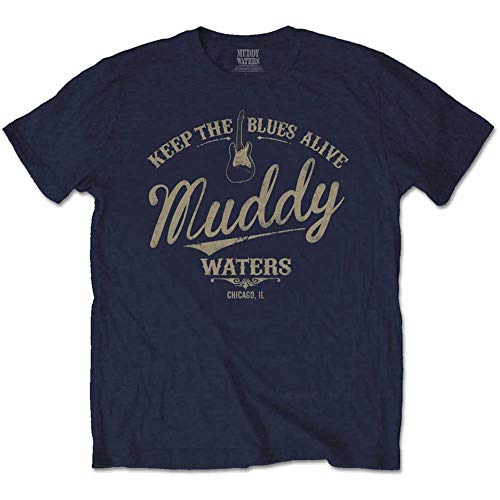 Muddy Waters - Keep The Blues Alive (T-Shirt Unisex Tg. XL) Rock Merchandising von Muddy Waters