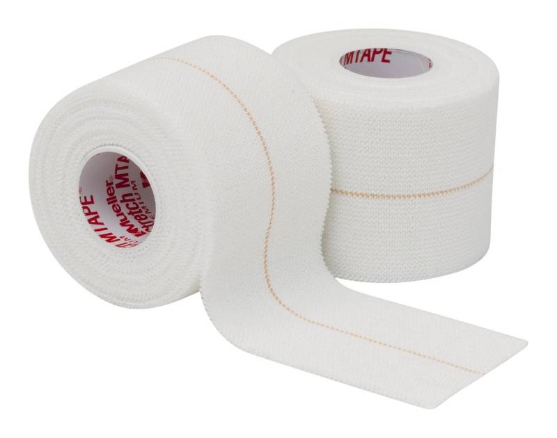 Mueller Sports Medicine Kinesiologie-Tape Stretch M-Tape weiß längelastisches Sporttape von Mueller Sports Medicine