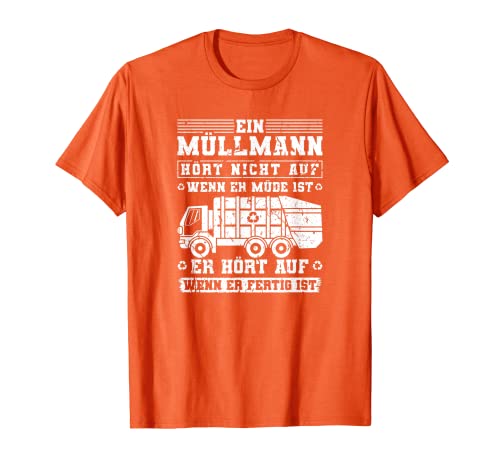 Herren Müllmann T-Shirt von Müllmann Kostüm Herren Müllabfuhr