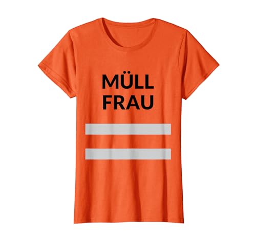 Müllfrau Kostüm Müllfahrer Müllabfuhr Müllmann Damen Kinder T-Shirt Müllfrau Kostüm Müllfahrer Müllabfuhr Müllmann Damen Kinder T-Shirt von Müllmann Kostüm Müllabfuhr Müllfahrer Karneval