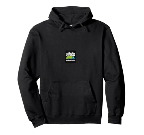 JUST A Kid WHO Loves Garbage Trucks Garbage Truck Kids Pullover Hoodie von Müllwagen Kinder Geschenk Design