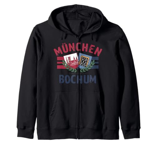 München Geschenk Herren Damen Münchener Bayern Hooligan Kapuzenjacke von München Tshirt Für Ultras Herren Damen Münchener