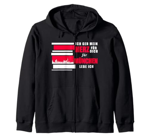 München Geschenk Herren Damen Münchener Bayern Hooligan Kapuzenjacke von München Tshirt Für Ultras Herren Damen Münchener