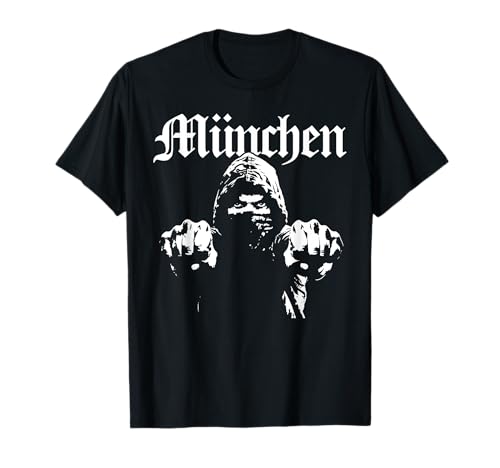 München Geschenk Herren Damen Münchener Bayern Hooligan T-Shirt von München Tshirt Für Ultras Herren Damen Münchener