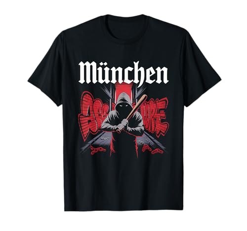 München Geschenk Herren Damen Münchener Bayern Hooligan T-Shirt von München Tshirt Für Ultras Herren Damen Münchener