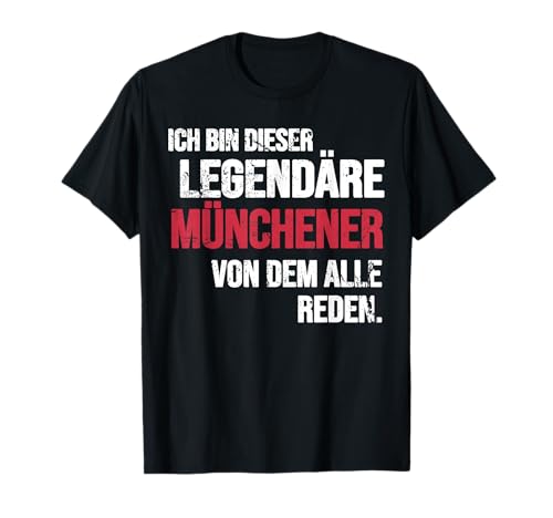 München Geschenk Herren Damen Münchener Bayern Hooligan T-Shirt von München Tshirt Für Ultras Herren Damen Münchener