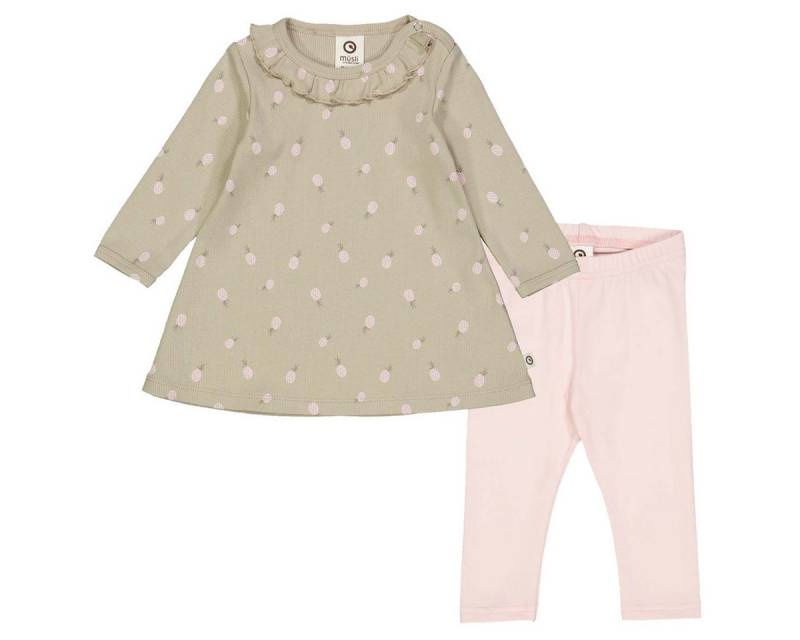Müsli by GREEN COTTON Body 1586002100 Mädchen (1-tlg) Outfit-Set, Bekleidungsset, Kombi-Set, 2er-Set, Baby-Set von Müsli by GREEN COTTON