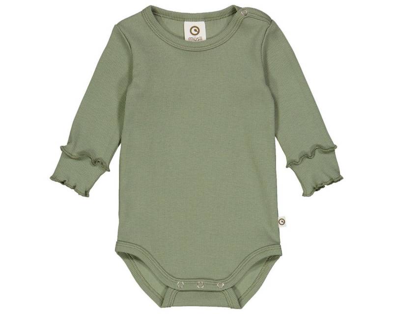 Müsli by GREEN COTTON Langarmbody 1582070000 Mädchen (1-tlg) Langarm Einteiler, Body, Longsleeve-Body, Bodysuit, Stretchbody von Müsli by GREEN COTTON