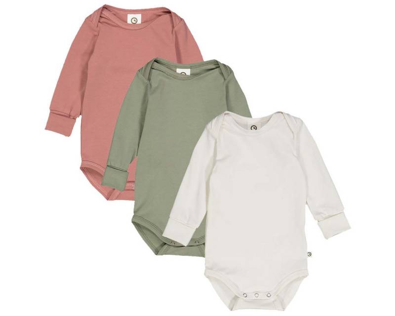 Müsli by GREEN COTTON Langarmbody 1582072400 Mädchen (3-tlg) Langarm Einteiler, Body, Longsleeve-Body, Bodysuit, Stretchbody von Müsli by GREEN COTTON