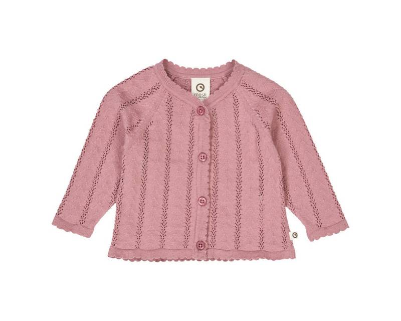 Müsli by GREEN COTTON Strickjacke 1546007900 Mädchen Strick-Cardigan, Strickjäckchen, Grobstrickjacke, Feinstrickjacke von Müsli by GREEN COTTON