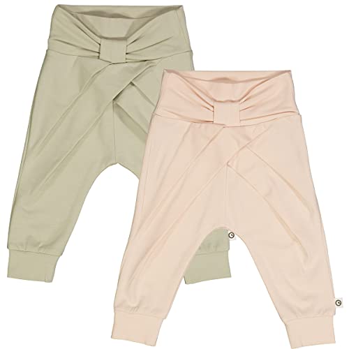 Cozy me Bow Pants Baby 2-Pack von Müsli by Green Cotton