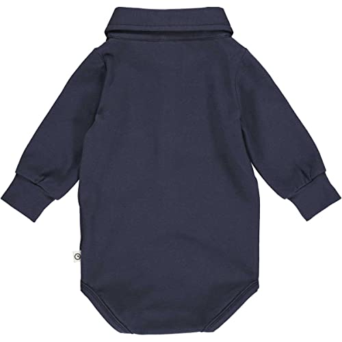 Müsli by Green Cotton Baby Boys Cozy me Shirt Body and Toddler Sleepers, Night Blue, 74 von Müsli by Green Cotton