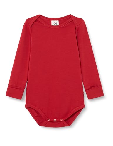 Müsli by Green Cotton Baby Boys Cozy me l/s Body Base Layer, Berry red, 56 von Müsli by Green Cotton