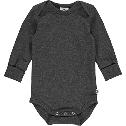 Müsli by Green Cotton Baby Boys Cozy me l/s Body Base Layer, Iron Grey Melange, 62 von Müsli by Green Cotton