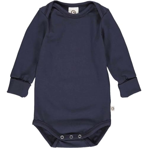 Müsli by Green Cotton Baby Boys Cozy me l/s Body Base Layer, Night Blue, 62 von Müsli by Green Cotton