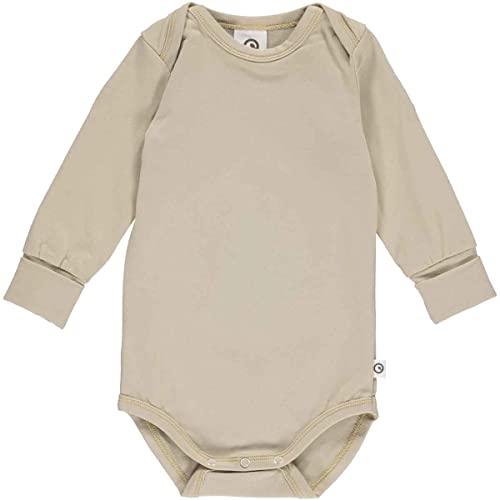 Müsli by Green Cotton Baby Boys Cozy me l/s Body Base Layer, Rye, 68 von Müsli by Green Cotton