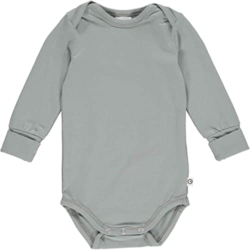 Müsli by Green Cotton Baby Boys Cozy me l/s Body Base Layer, Spa Green, 62 von Müsli by Green Cotton