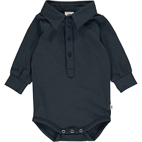 Müsli by Green Cotton Baby Boys Cozy me l/s Shirt Body Base Layer, Night Blue, 62 von Müsli by Green Cotton