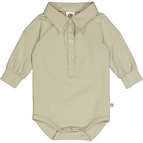 Müsli by Green Cotton Baby Boys Cozy me l/s Shirt Body Base Layer Underwear, Desert Green, 80 von Müsli by Green Cotton