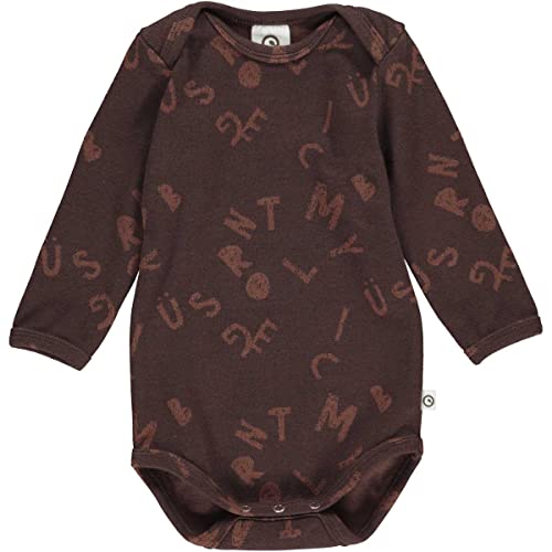 Müsli by Green Cotton Baby Boys Letter Body and Toddler Sleepers, Coffee, 92 von Müsli by Green Cotton