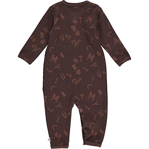 Müsli by Green Cotton Baby Boys Letter Bodysuit and Toddler Sleepers, Coffee, 68 von Müsli by Green Cotton