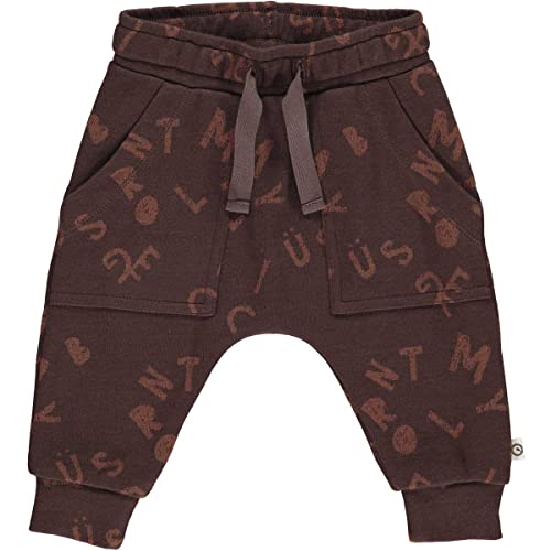 Müsli by Green Cotton Baby Boys Letter Pocket Casual Pants, Coffee, 56 von Müsli by Green Cotton