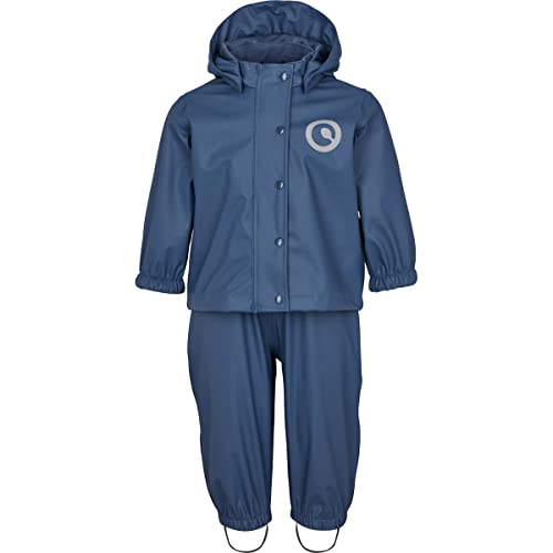 Müsli by Green Cotton Baby Boys Rainwear Set Rain Jacket, Indigo, 98 von Müsli by Green Cotton