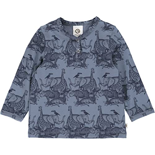 Müsli by Green Cotton Baby Boys Savannah T-Shirt, Dusty Blue, 68 von Müsli by Green Cotton