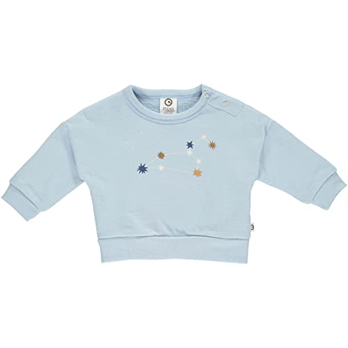 Müsli by Green Cotton Baby Boys Zodiac Sweatshirt Pullover Sweater, Breezy, 80 von Müsli by Green Cotton