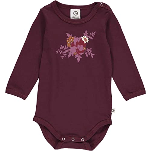 Müsli by Green Cotton Baby Girls Bloomy Print l/s Body Base Layer, Fig, 68 von Müsli by Green Cotton