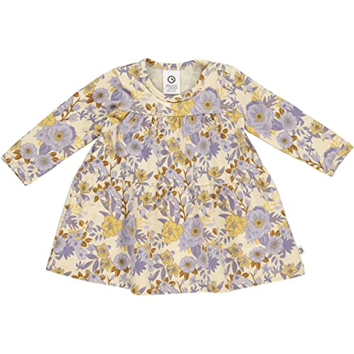 Müsli by Green Cotton Baby Girls Cardamine l/s Dress, Calm Yellow, 98 von Müsli by Green Cotton