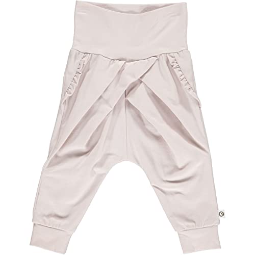 Müsli by Green Cotton Baby Girls Cozy me Gather Frill Casual Pants, Rose Moon, 62 von Müsli by Green Cotton