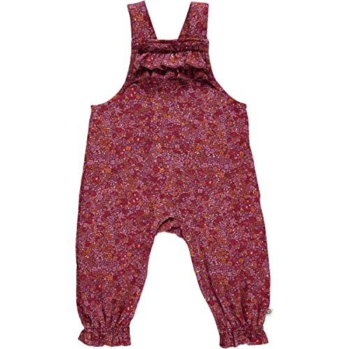 Müsli by Green Cotton Baby Girls Petit Blossom Spencer and Toddler Sleepers, Fig/Boysenberry/Berry red, 80 von Müsli by Green Cotton