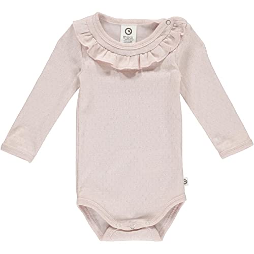 Müsli by Green Cotton Baby Girls Pointel l/s Body and Toddler Training Underwear, Rose Moon, 74 von Müsli by Green Cotton