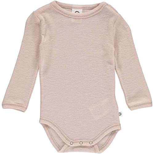 Müsli by Green Cotton Baby Girls Woolly Body Base Layer, Spa Rose, 80 von Müsli by Green Cotton