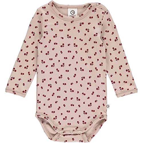 Müsli by Green Cotton Baby Girls l/s Body Base Layer, Spa Rose/Fig/Berry red, 56 von Müsli by Green Cotton