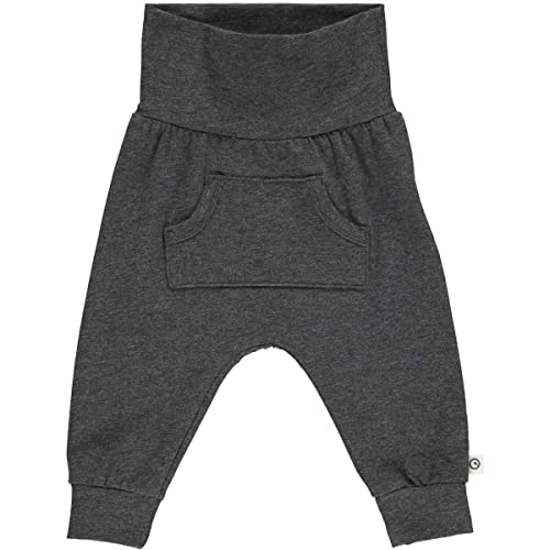 Müsli by Green Cotton Baby - Jungen Cozy Me Pocket Baby Casual Pants, Iron Grey Melange, 68 EU von Müsli by Green Cotton