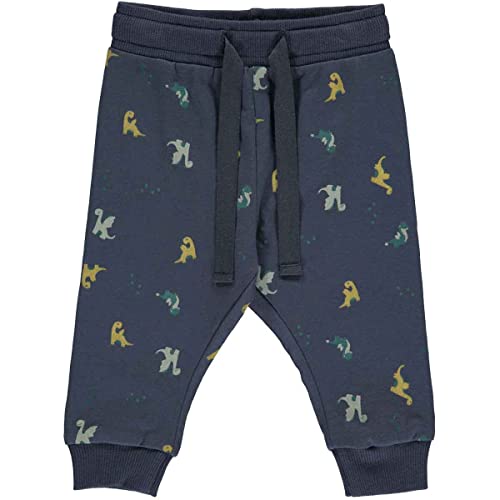 Müsli by Green Cotton Baby - Jungen Dragon Baby Casual Pants, Night Blue/Pine/Moss/Spa Green, 92 EU von Müsli by Green Cotton