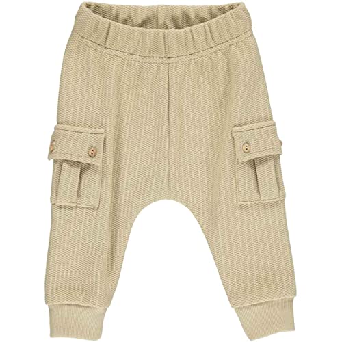 Müsli by Green Cotton Baby - Jungen Interlock Cargo Baby Casual Pants, Rye, 80 EU von Müsli by Green Cotton