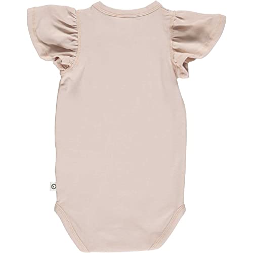 Müsli by Green Cotton Baby - Mädchen Cozy Me S/S Frill Body Baby and Toddler Sleepers, Comfy, 56 EU von Müsli by Green Cotton