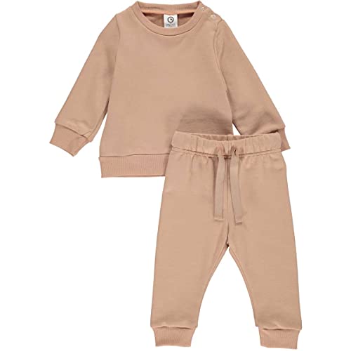 Müsli by Green Cotton Baby - Mädchen Cozy Sweat Baby Pants Set, Villa, 74 EU von Müsli by Green Cotton