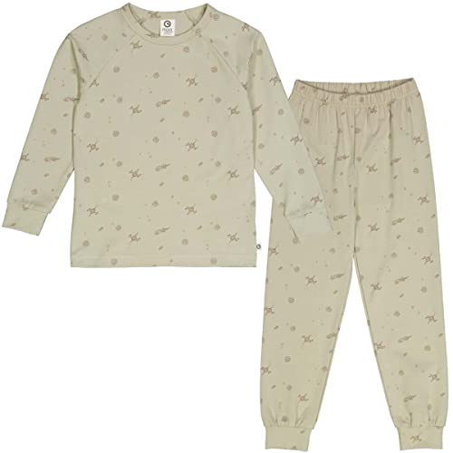 Müsli by Green Cotton Boy's Pyjamas l/s T Print Pajama Set, Desert Green/Cashew, 104 von Müsli by Green Cotton