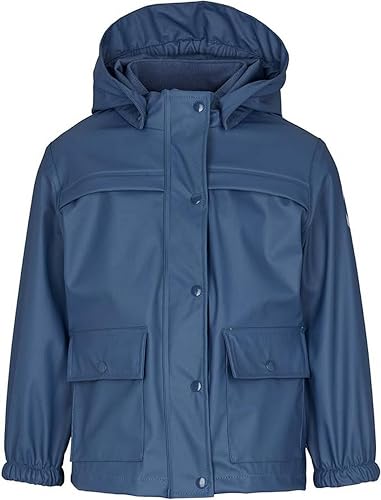 Müsli by Green Cotton Boy's Rainwear Rain Jacket, Indigo, 134 von Müsli by Green Cotton