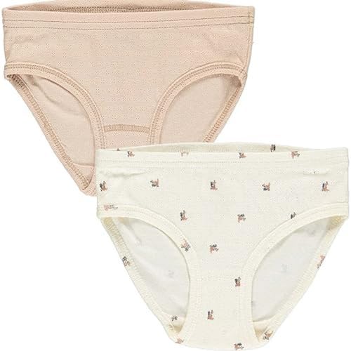 Müsli by Green Cotton Girl's Brief Girl 2-Pack Base Layer, Spa Rose, 140 von Müsli by Green Cotton