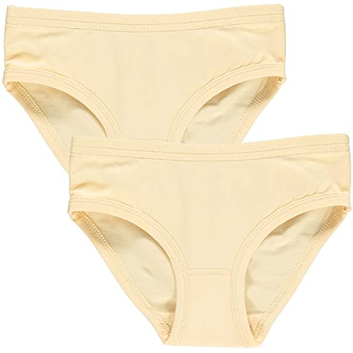 Müsli by Green Cotton Girl's Brief Girl 2-Pack Underwear, Calm Yellow, 98 von Müsli by Green Cotton