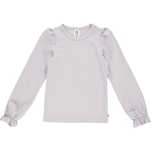 Müsli by Green Cotton Girl's Cozy me Frill l/s T T-Shirt, Soft Lilac, 140 von Müsli by Green Cotton