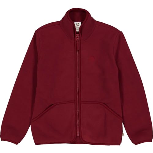 Müsli by Green Cotton Girl's Fleece Jacket, Cabernet, 110 Müsli by Green Cotton Girl's Fleece Jacket, Cabernet, 110 von müsli